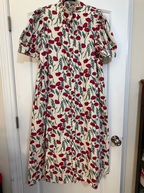 Tuckernuck Hyacinth House Amaryllis Floral Louisa Maxi Dress XXL